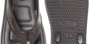 Mens Bindas Brown V Shape Slipper