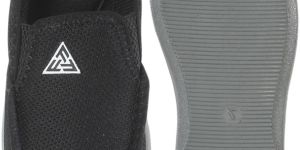 Mens Black Rexine Slippers with PU Sole