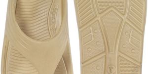 Mens Bounce Beige V Shape Slipper