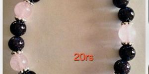 Black & White Beaded Bracelet