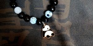 Jelly Beaded Charm Bracelet