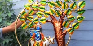 Metal Krishna Statue