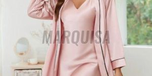 Ladies Night Robe with Belt & Sleep Dress