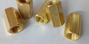 M10 Golden Hexagonal Brass Hex Nut