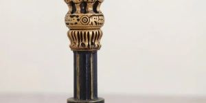 Wooden Ashoka Stambh Desk Ashoka Pillar Ideal