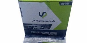 3 Ml UP Pharmaceuticals Hypodermic Syringe With Needle