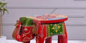 Wooden Elephant Stool