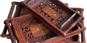 Indian Handcrafted Wooden Tray