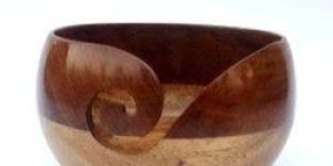 Indian VIKINTERIO Handcrafted Wooden Serving Bowl