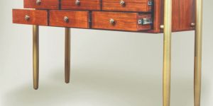 Outer Legs Console Table with Drawers