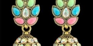 Multicolor Kundan Earring