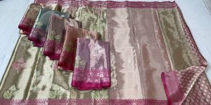 Silk Tissue Fabric Saree