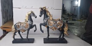 Decorative Polyresin Horse Showpiece