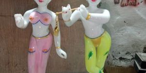 Marble Dust Iskcon Radha Krishna Statue