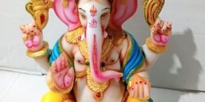 Multicolor Polyresin Ganesha Statue