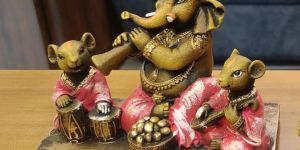 Polyresin Musical Ganesh Statue