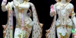 Radha Krishna Jodi Marble Statues
