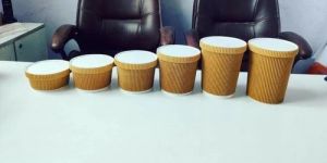 300 to 1200 Ripple Paper Container for Food Packaging