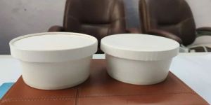 Flat Bowl 1000 Ml Salad Bowl Box Round Container