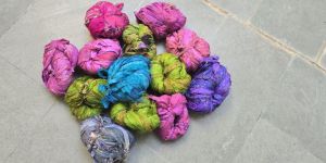 Multicolored Sari Silk Yarn