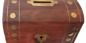 Fancy Wooden Money Bank Box