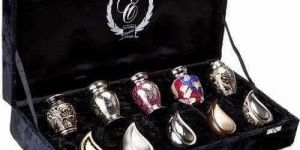 Velvet Covered Wooden Chocolate Box