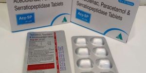 Aceclofenac, Paracetamol & Serratiopeptidase Tablets