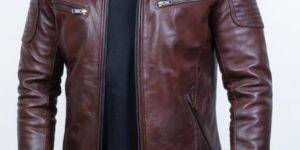Mens Sheep Leather Jacket