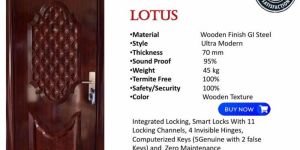 Lotus Galvanized Steel Door