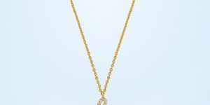 Ladies Babe Charm Gold Plated Pendant With Chain