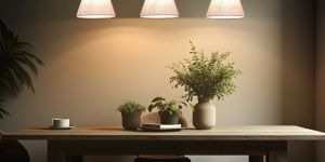 Terzo Brown Wooden Series Hanging Lamp