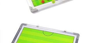 Dual Sided Magnetic Coaching Board for Football Strategy