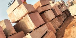 Pink Sandstone Block