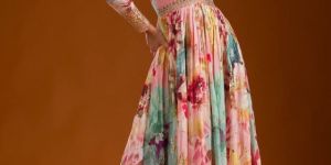 Printed Gown