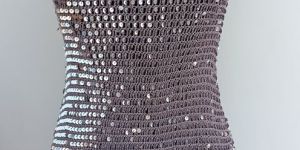 Mini Lady Black Crochet Dress