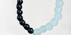 White Black Panda Beaded Bracelet