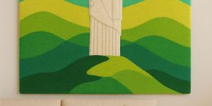 Hand Tufted Wool Carpets for Wall