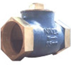 GM Bronze Non Return Valve Horizontal