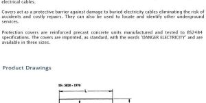 Concrete Cable Cover
