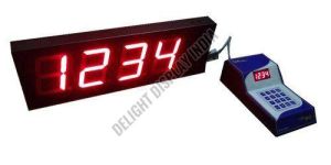 4 Digit Token Calling Display System