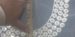 White Embroidery Neck Patche