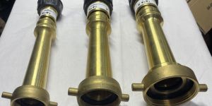 ANSI Pin Type Dual Purpose Fire Hose Nozzle Brass 38/50/65mm IMPA 33060708