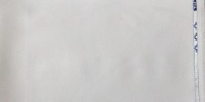 Rock Star White Plain Blended Fabric