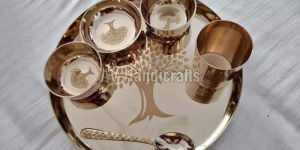 Kansa Bronze Thali Set