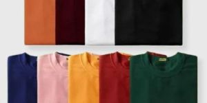 Poly Cotton Sinker Round Neck Tshirt