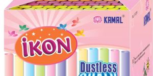 Ikon Multicolor Dustless Chalk