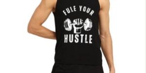 Men Bamboo Fabric Workout Gym Vest