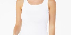 Ladies White Tank Top