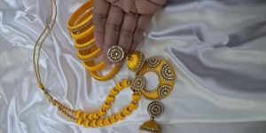 Silk Thread Jewelry Set