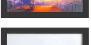 couples the starry dusk glowing photo frame